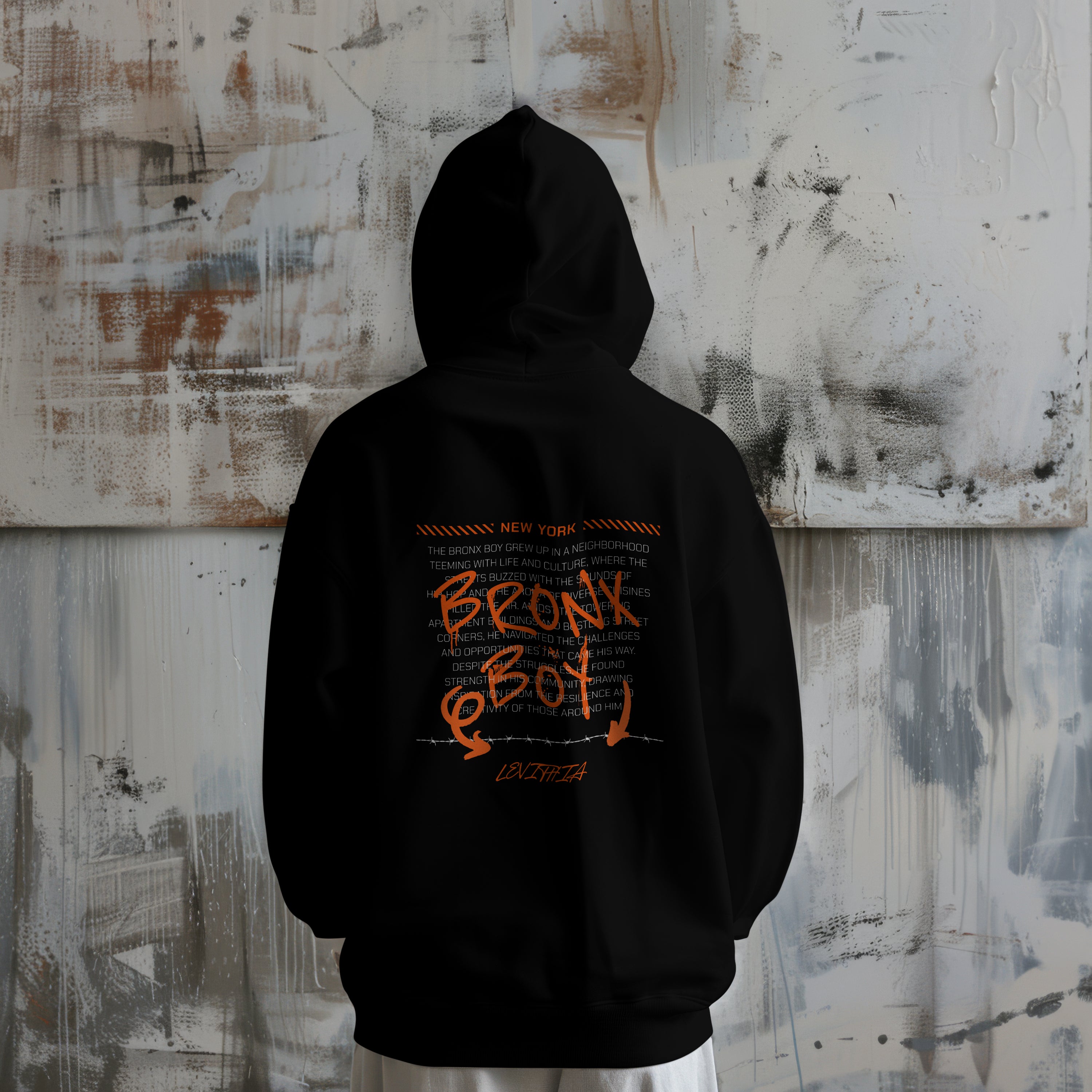 Pantheon Black Streetwear Hoodie