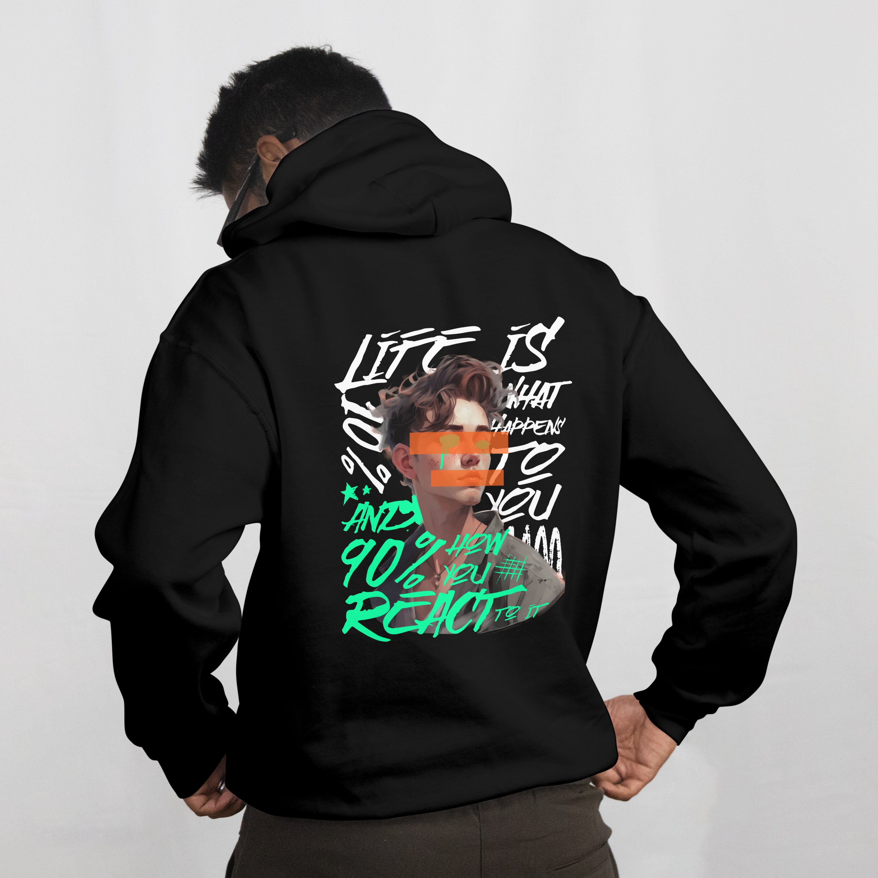 Noir Void Streetwear Hoodie