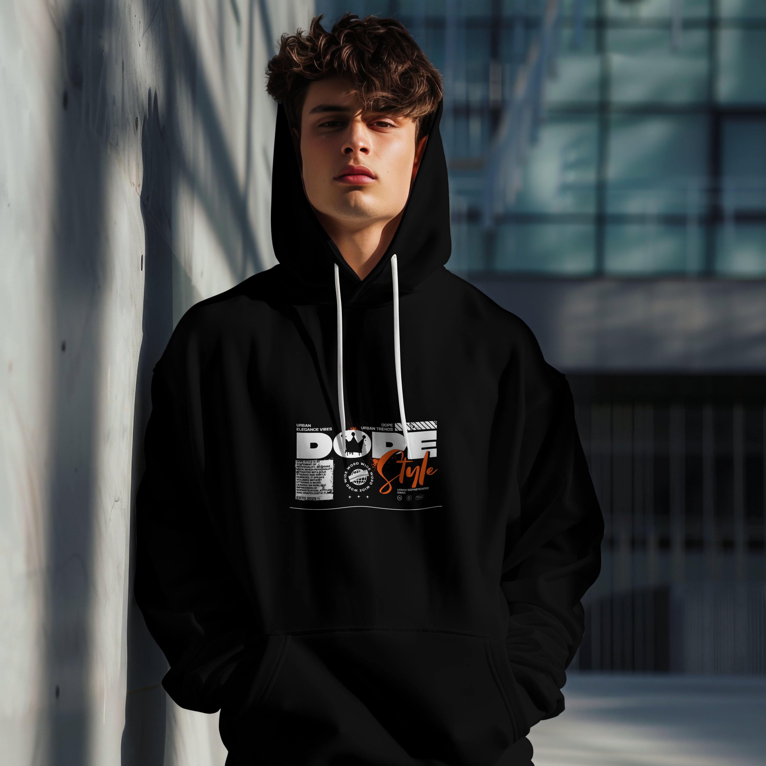Pantheon Black Streetwear Hoodie