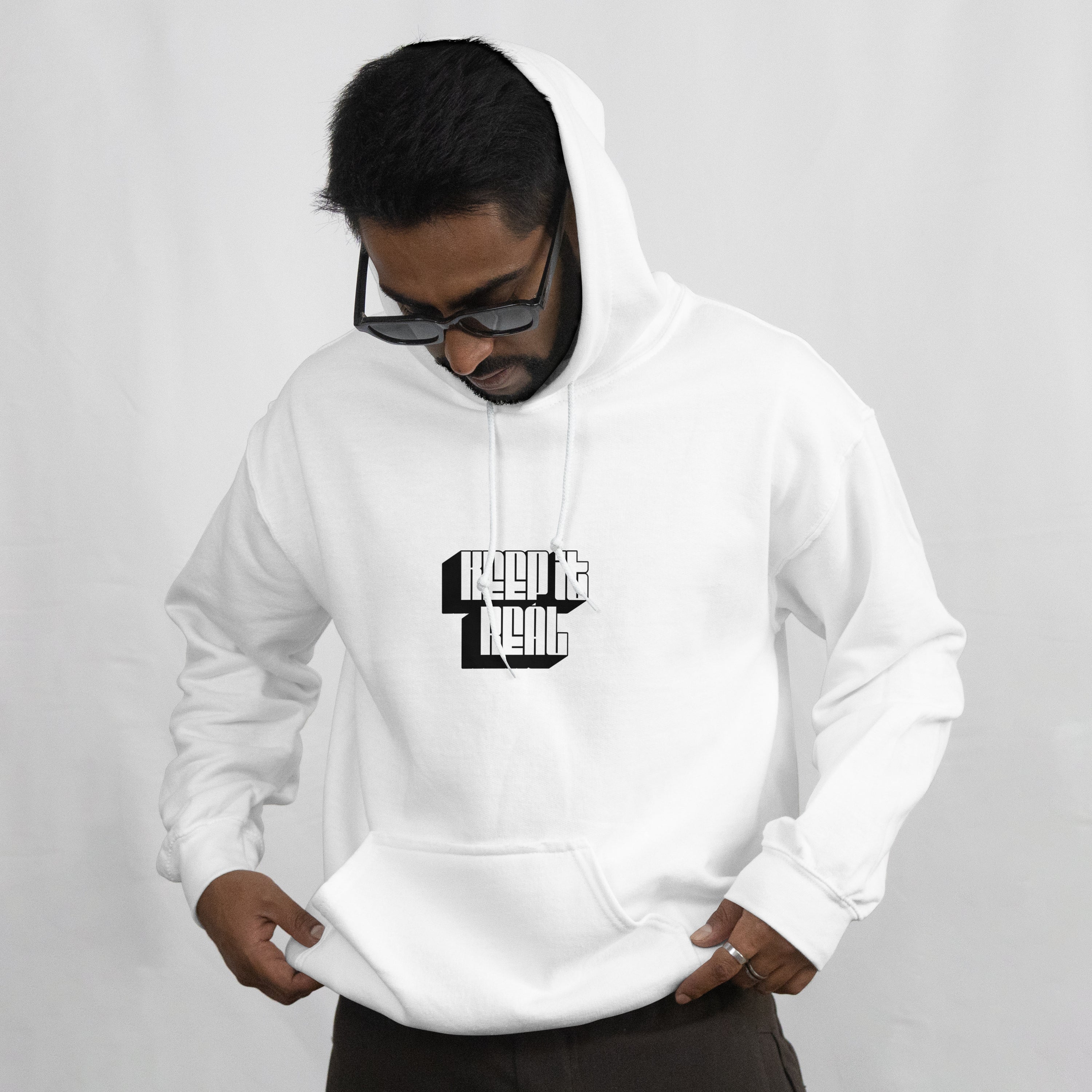 Zenith White Hoodie