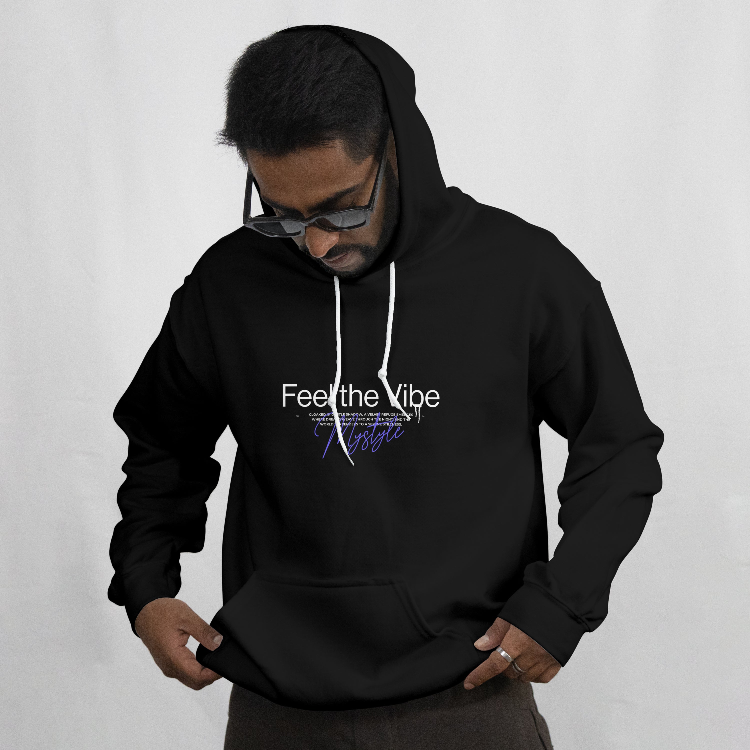 Eclipse Black Streetwear Hoodie