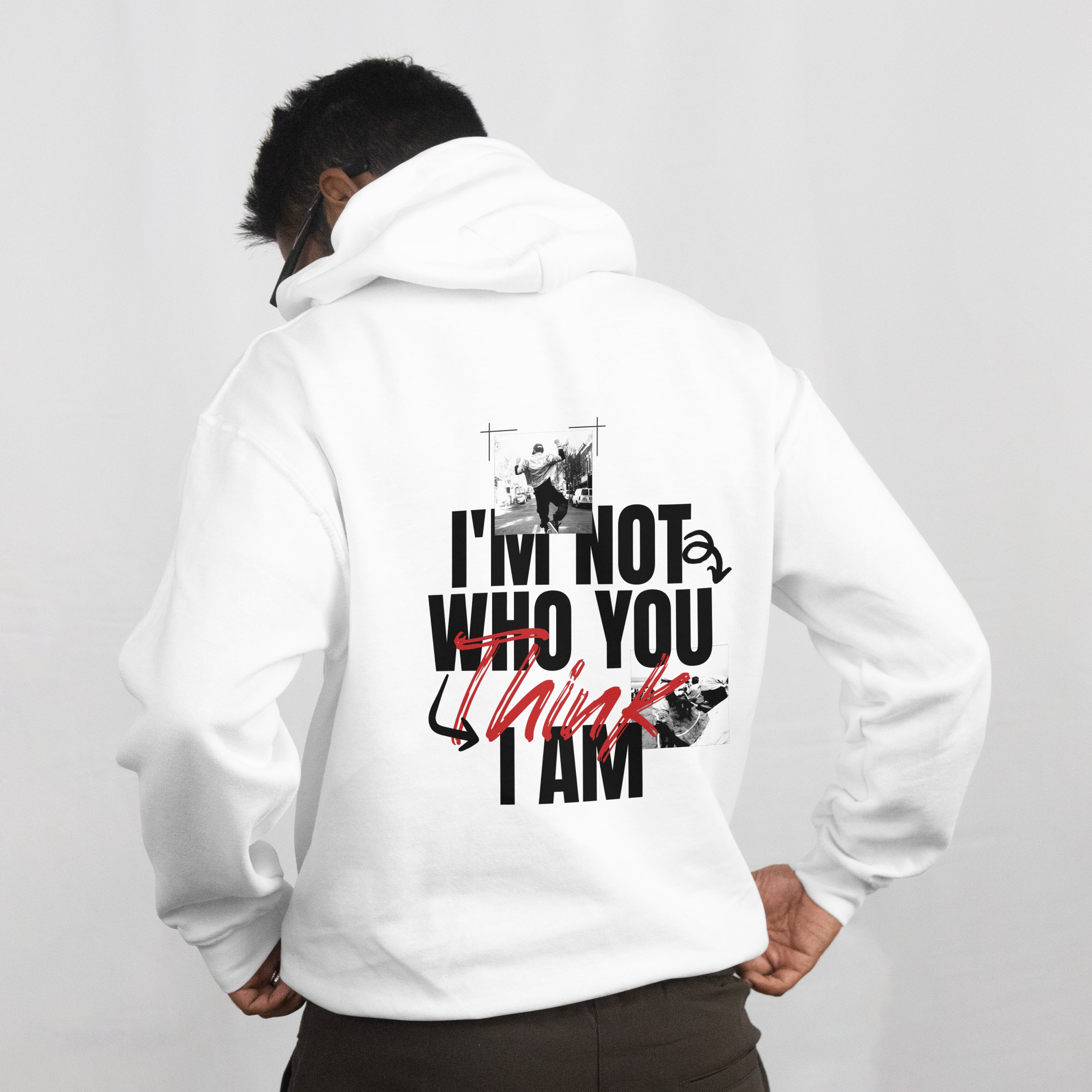 Zenith White Hoodie