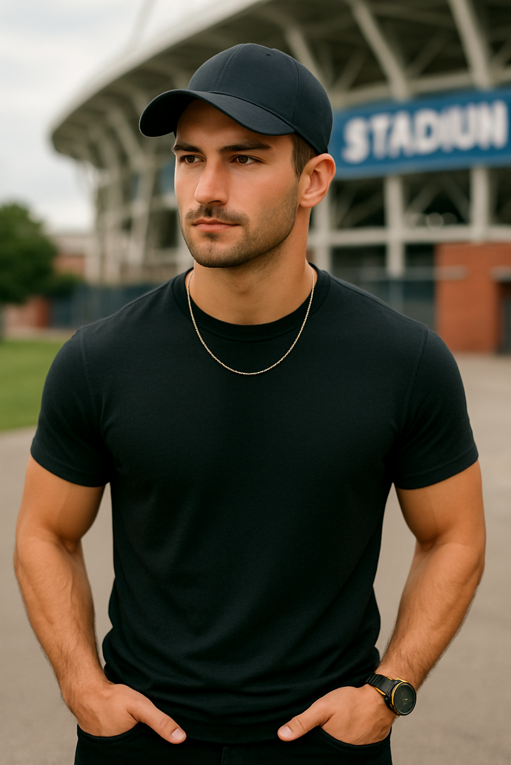 Men's Essential - Steel Grey Classic Crew T-Shirt